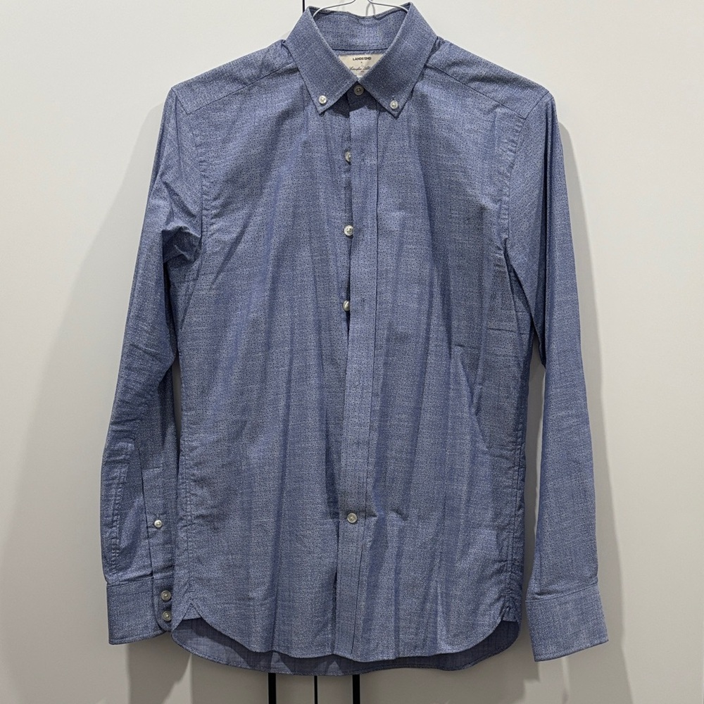 Lands' End Men's Button-Down Shirt - Size S